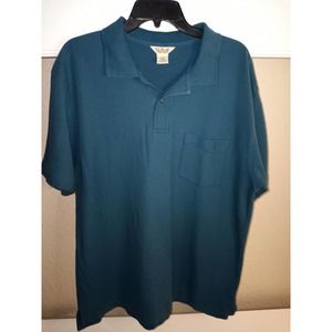 LL Bean Double L Polo - Large - Blue